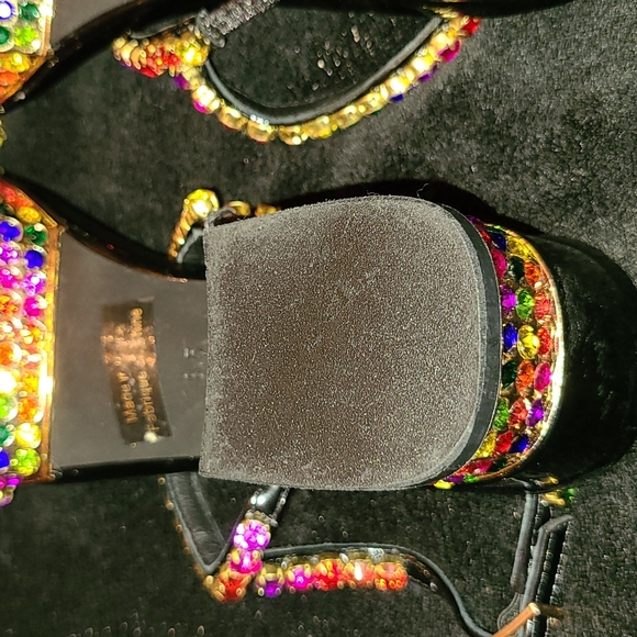 Jeffrey Campbell Rhinestone Sandals - Picture 9 of 12